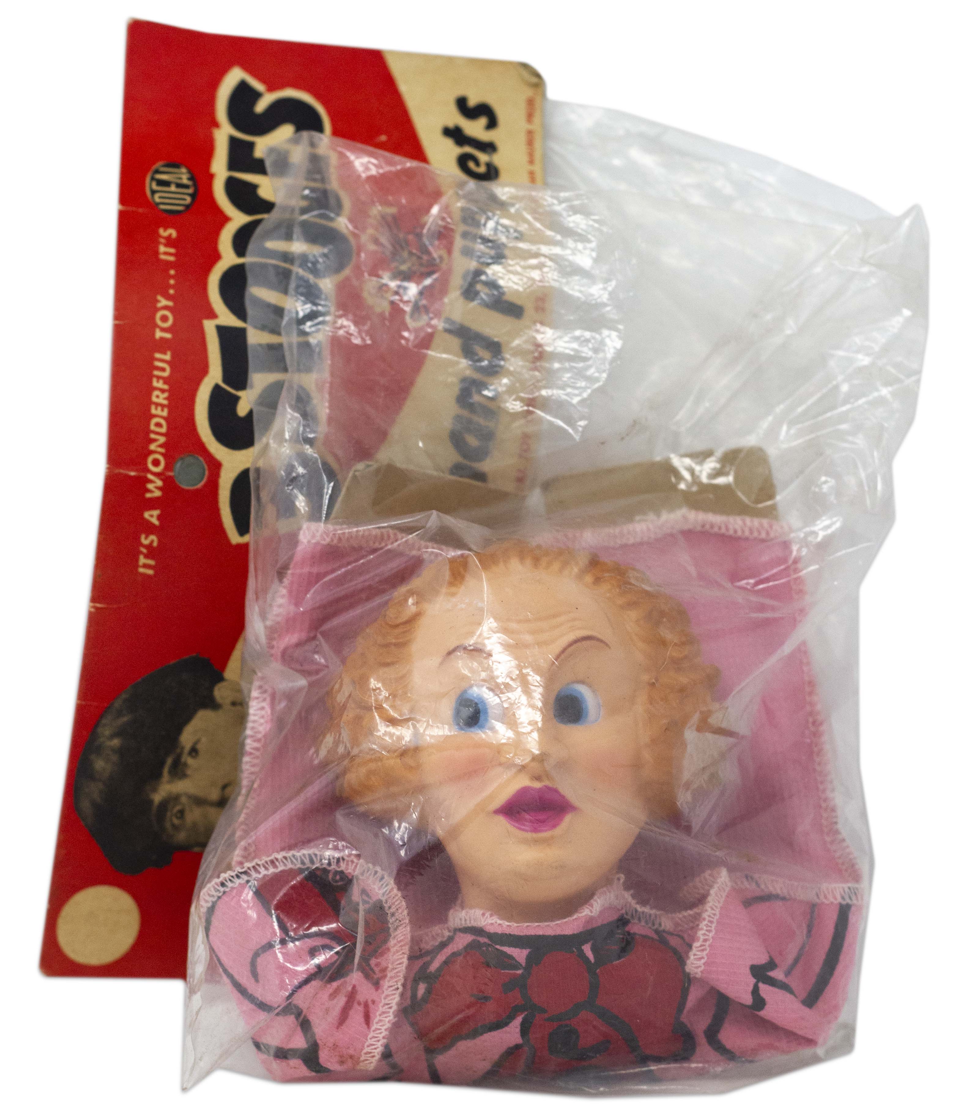 Lot Detail Three Stooges Hand Puppet From 1959 Of Larry Fine In