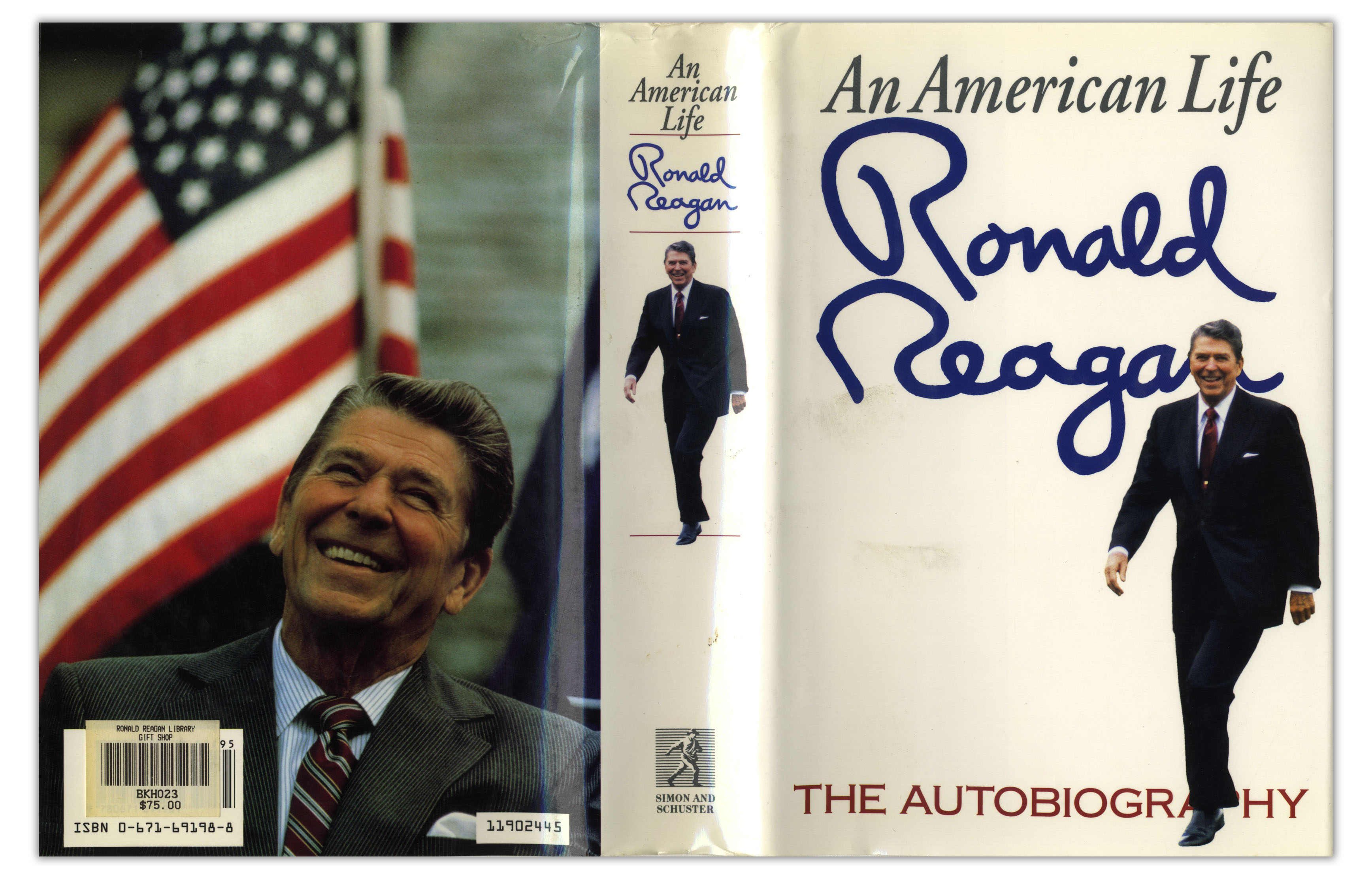 Lot Detail - Ronald Reagan Signed First Edition of His Autobiography ...