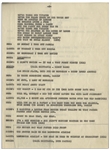 Moe Howard's 6pp. Script for the Comedic Sketch ''We're Three Bum Vivants'', With Shemp, Circa Early 1950s -- Annotated by Moe -- Pages Stapled at Side Measure 8.5'' x 11'' -- Very Good Condition
