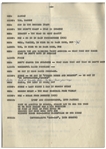 Moe Howard's 6pp. Script for the Comedic Sketch ''We're Three Bum Vivants'', With Shemp, Circa Early 1950s -- Annotated by Moe -- Pages Stapled at Side Measure 8.5'' x 11'' -- Very Good Condition