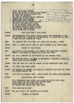 Moe Howard's 6pp. Script for the Comedic Sketch ''We're Three Bum Vivants'', With Shemp, Circa Early 1950s -- Annotated by Moe -- Pages Stapled at Side Measure 8.5'' x 11'' -- Very Good Condition