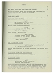 Moe Howard's 21pp. Script Dated December 1951 for the Stooges Film ''He Cooked His Goose'' -- With Drawing on Title Page & Notes by Moe on Cover Including Address of ''Baldy View'', Where Curly Died
