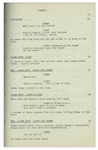 Moe Howard's 21pp. Script Dated December 1951 for the Stooges Film ''He Cooked His Goose'' -- With Drawing on Title Page & Notes by Moe on Cover Including Address of ''Baldy View'', Where Curly Died