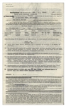 Two January 1959 Contracts Signed by Moe Howard -- Contracts for Three Stooges Performances -- Documents Measure 8.5'' x 14'' & 8.5'' x 17'', Very Good