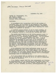 Three Stooges Signed September 1960 Agreement Regarding ''The Three Stooges Meet Hercules'' (& Other Films) -- Signed by Moe Howard, Larry Fine & Joe DeRita -- 2pp. Measures 8.5'' x 11'' -- Near Fine