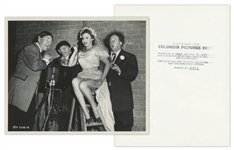 Lot of Twenty 10 x 8 Glossy Photos, From Various Three Stooges Films: 11 From Knutzy Knights, 7 From Scotched in Scotland, 1 From Gents in a Jam & 1 From Shot in the Frontier -- Very Good