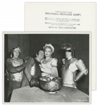 Lot of Twenty 10 x 8 Glossy Photos, From Various Three Stooges Films: 11 From Knutzy Knights, 7 From Scotched in Scotland, 1 From Gents in a Jam & 1 From Shot in the Frontier -- Very Good