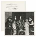 Lot of Twenty 10 x 8 Glossy Photos, From Various Three Stooges Films: 11 From Knutzy Knights, 7 From Scotched in Scotland, 1 From Gents in a Jam & 1 From Shot in the Frontier -- Very Good