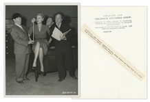 Lot of Twenty 10 x 8 Glossy Photos From Various Three Stooges Films: 11 From Blunder Boys, 4 From Fling in the Ring, 3 From Don't Throw That Knife & 2 From Scotched in Scotland -- Very Good