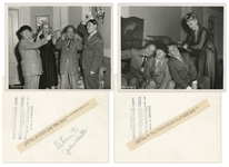 Lot of Twenty 10 x 8 Glossy Photos From Eight Different Three Stooges Films, Complete List Online at NateDSanders.com -- Very Good Condition