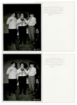 Lot of Twenty 10 x 8 Glossy Photos From Various Three Stooges Films -- 15 Photos From Wham-Bam-Slam!, 4 From Stone Age Romeos & 1 From Hot Ice -- Very Good Condition