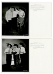 Lot of Twenty 10 x 8 Glossy Photos From Various Three Stooges Films -- 15 Photos From Wham-Bam-Slam!, 4 From Stone Age Romeos & 1 From Hot Ice -- Very Good Condition