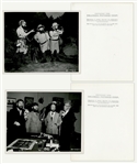Lot of Twenty 10 x 8 Glossy Photos From Various Three Stooges Films -- 18 Photos From Stone Age Romeos & 2 From Heavenly Daze -- Very Good Condition