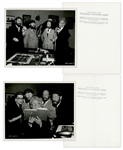 Lot of Twenty 10 x 8 Glossy Photos From Various Three Stooges Films -- 18 Photos From Stone Age Romeos & 2 From Heavenly Daze -- Very Good Condition