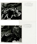 Lot of Twenty 10 x 8 Glossy Photos From Various Three Stooges Films -- 18 Photos From Stone Age Romeos & 2 From Heavenly Daze -- Very Good Condition