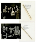 20 Photos of The Three Stooges, From Films & Public Appearances -- Both Glossy & Matte Measuring 10 x 8 (18 Photos); 7 x 9 (1) & 7 x 5 (1) -- Very Good -- List Online at NateDSanders.com
