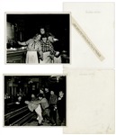 20 Photos of The Three Stooges, From Films & Public Appearances -- Both Glossy & Matte Measuring 10 x 8 (18 Photos); 7 x 9 (1) & 7 x 5 (1) -- Very Good -- List Online at NateDSanders.com