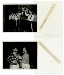 20 Photos of The Three Stooges, From Films & Public Appearances -- Both Glossy & Matte Measuring 10 x 8 (18 Photos); 7 x 9 (1) & 7 x 5 (1) -- Very Good -- List Online at NateDSanders.com