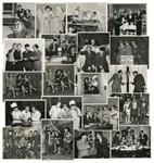 Lot of Twenty Photos With Shemp -- From 13 Films Including "Hold That Lion!" -- One Photo Matte Sized 9.75" x 7.75", Rest Are Glossy 10" x 8" -- Very Good -- List Online at NateDSanders.com