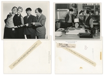 Lot of Twenty Photos With Shemp -- From 13 Films Including Hold That Lion! -- One Photo Matte Sized 9.75 x 7.75, Rest Are Glossy 10 x 8 -- Very Good -- List Online at NateDSanders.com