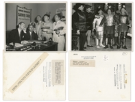 Lot of Twenty Photos With Shemp -- From 13 Films Including Hold That Lion! -- One Photo Matte Sized 9.75 x 7.75, Rest Are Glossy 10 x 8 -- Very Good -- List Online at NateDSanders.com