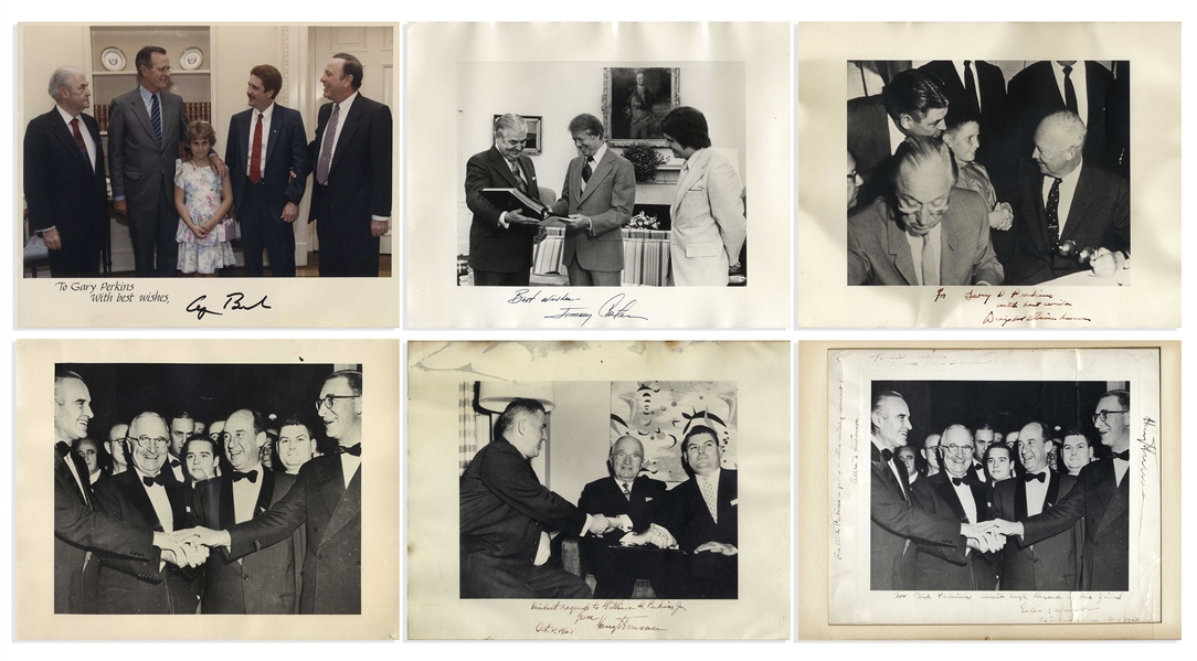 Lot Detail - Large Lot of Presidential Signed Photos & Memorabilia ...