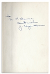 J. Edgar Hoover ''Masters of Deceit'' Signed Book