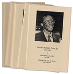 Lot of Programs From Arthur Ashes Funeral