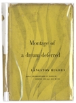 Langston Hughes Signed First Edition of His Poetry, ''Montage of a dream deferred''