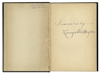 Langston Hughes Signed First Edition of His Poetry, ''Montage of a dream deferred''