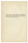 Langston Hughes Signed First Edition of His Poetry, ''Montage of a dream deferred''