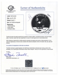 Apollo 11 Crew Signed 10'' x 8'' NASA Photo of the Mission Insignia -- Near Fine With Bold, Uninscribed Signatures -- With Steve Zarelli COA