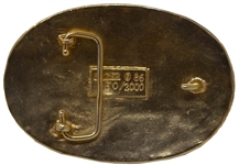 Challenger Commemorative Belt Buckle, Given to the Scobee Family After the Mission