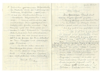 Albert Einstein Autograph Letter Signed on God & Unified Field Theory, With Mathematical Equations in His Hand Regarding the Theory -- ''...It is devilishly difficult to get closer to 'Him'...''