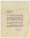Albert Einstein Letter Signed During WWII -- ''The power of resistance which has enabled the Jewish people to survive...our readiness to help one another is being put to an especially severe test''