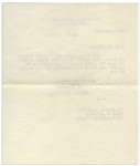 Albert Einstein Letter Signed -- ''...The idea expressed in your letter of April 15th seems to me very foggy indeed...''