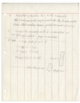 Richard Feynman Autograph Manuscript Entitled ''Conversation with Presskill'' -- Comprising Three Pages of Notes on Theoretical Physics