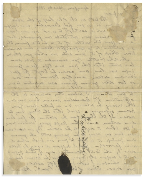 Abraham Lincoln Autograph Letter Signed to His 1860 De Facto Campaign Manager Norman Judd -- In 1859, Lincoln Writes About Shoring Up the German Vote by Buying a Printing Press to Market to Them