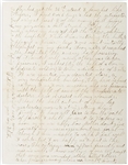Civil War Letter Lot by a 36th Illinois Infantryman WIA at Murfreesboro -- ''...had the satisfaction of seeing at least 2 of the enemy fall before my gun when a ball struck my left leg...''