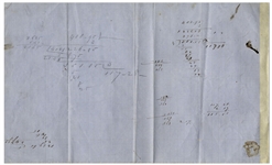 New Orleans Slave Receipt From 1853 -- Disturbing Bill of Sale From a Slave Auction at the St. Louis Exchange Hotel Itemizes Several Slaves With Purchase Price, Signed by the Auctioneer
