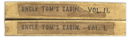 First Edition, First Printing of ''Uncle Tom's Cabin'' by Harriet Beecher Stowe -- The Scarcest Variant of the First Printing, in Publisher's Wrappers