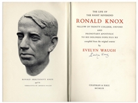 Evelyn Waugh Signed First Edition of His Heralded Biography ''The Life of Ronald Knox''
