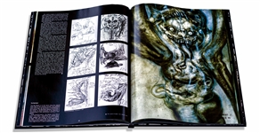 H.R. Giger Signed Limited Deluxe Edition of ''Biomechanics'' -- Near Fine Condition