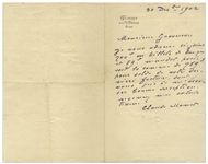 Claude Monet Autograph Letter Signed -- Monet Writes to His Wine Merchant