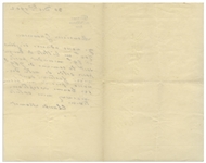 Claude Monet Autograph Letter Signed -- Monet Writes to His Wine Merchant