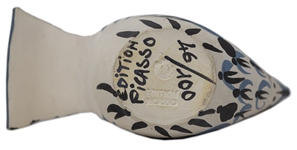 Pablo Picasso ''Sujet Colombe'' -- Dove Vase Created at the Madoura Pottery Studios