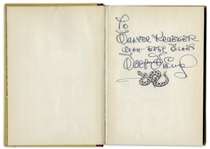 Walt Disney Signed ''Walt Disney's Living Desert'' Book -- With Phil Sears COA