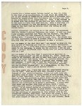 John Wayne 1954 Letter Signed to RKO Studios Signed ''Duke'' -- Wayne Includes 4pp. Carbon of His Letter to Howard Hughes, Where He Excoriates the Management of RKO