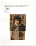 Bob Dylan Signed Double Album ''Blonde on Blonde'' -- With Roger Epperson & Jeff Rosen COAs