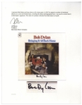 Bob Dylan Signed Album ''Bringing It All Back Home'' -- With Roger Epperson & Jeff Rosen COAs